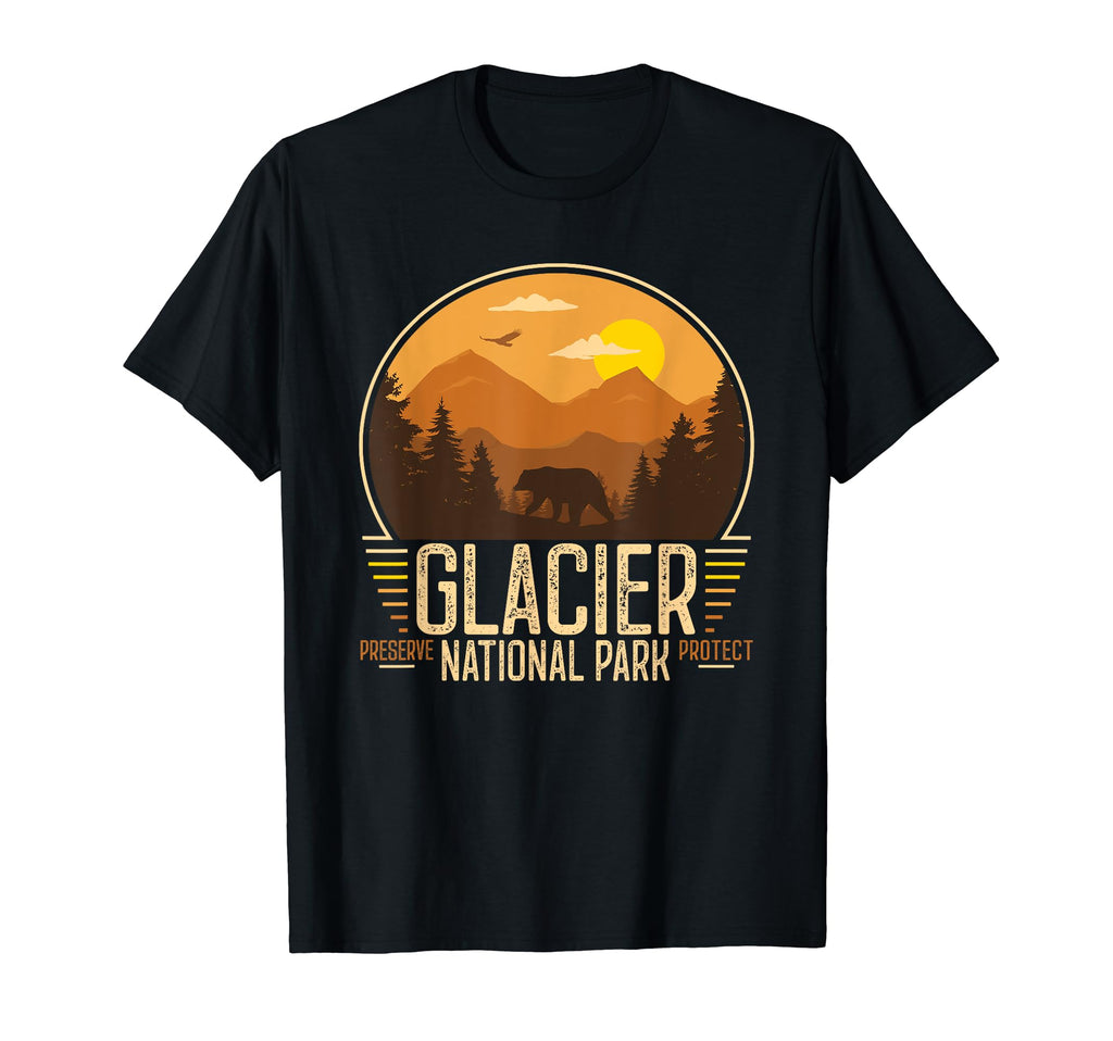 Glacier National Park Adventure T-Shirt - Fun Novelty Design Men Women - T-Shirt, Sweatshirt, Hoodie