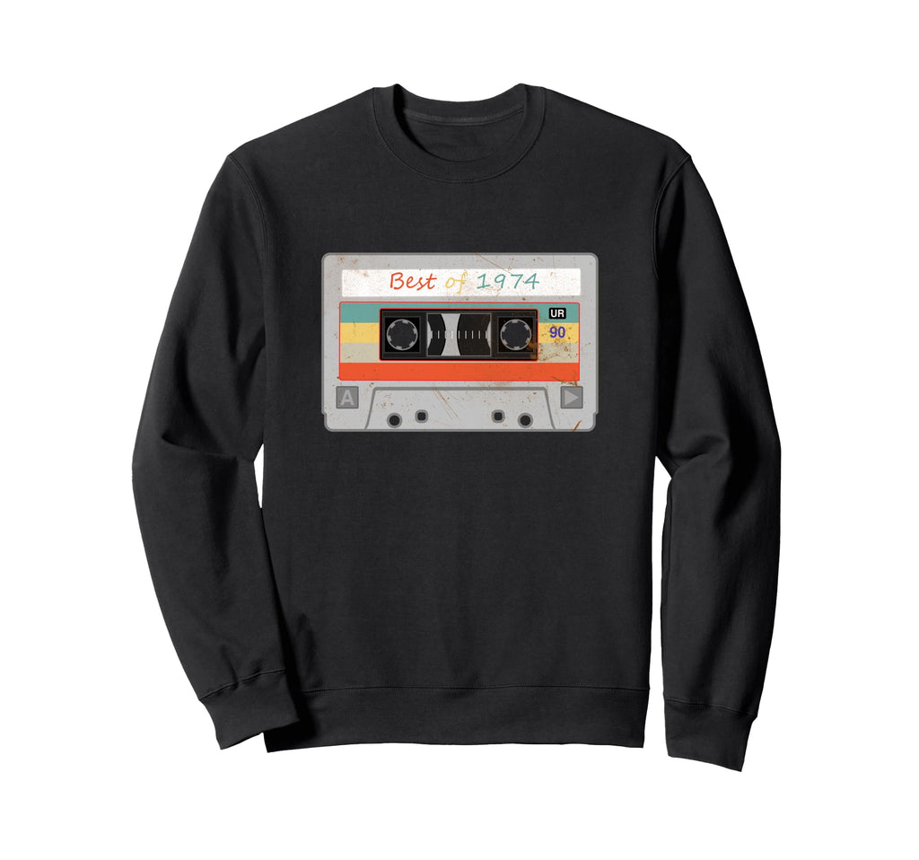 Best 1974 Funny Cassette Tape Sweatshirt - Custom Art Print Unisex - T-Shirt, Sweatshirt, Hoodie