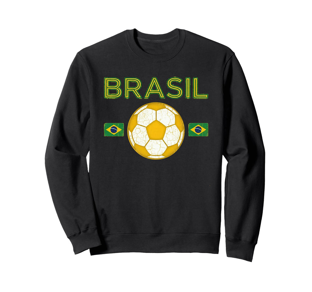 Brazil Gift Flag Brazilian Fan Sweatshirt - Minimalist Print for Adults - T-Shirt, Sweatshirt, Hoodie