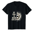 My Goal Is Never Give Up Soccer Fan T-Shirt - Fun Novelty Design Unisex - T-Shirt, Sweatshirt, Hoodie