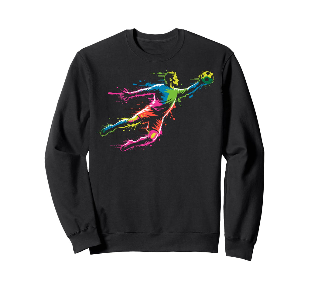 Colorful Funny Soccer Goalie Player Sweatshirt - Novelty Apparel Unisex - T-Shirt, Sweatshirt, Hoodie