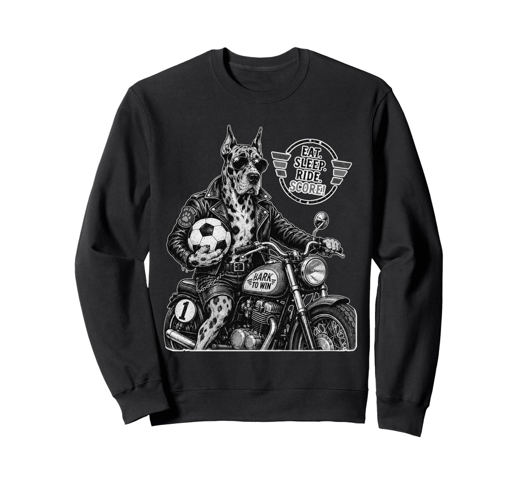 Gordon Setter Motorbike Love Sweatshirt - Fun Novelty Design Unisex - T-Shirt, Sweatshirt, Hoodie