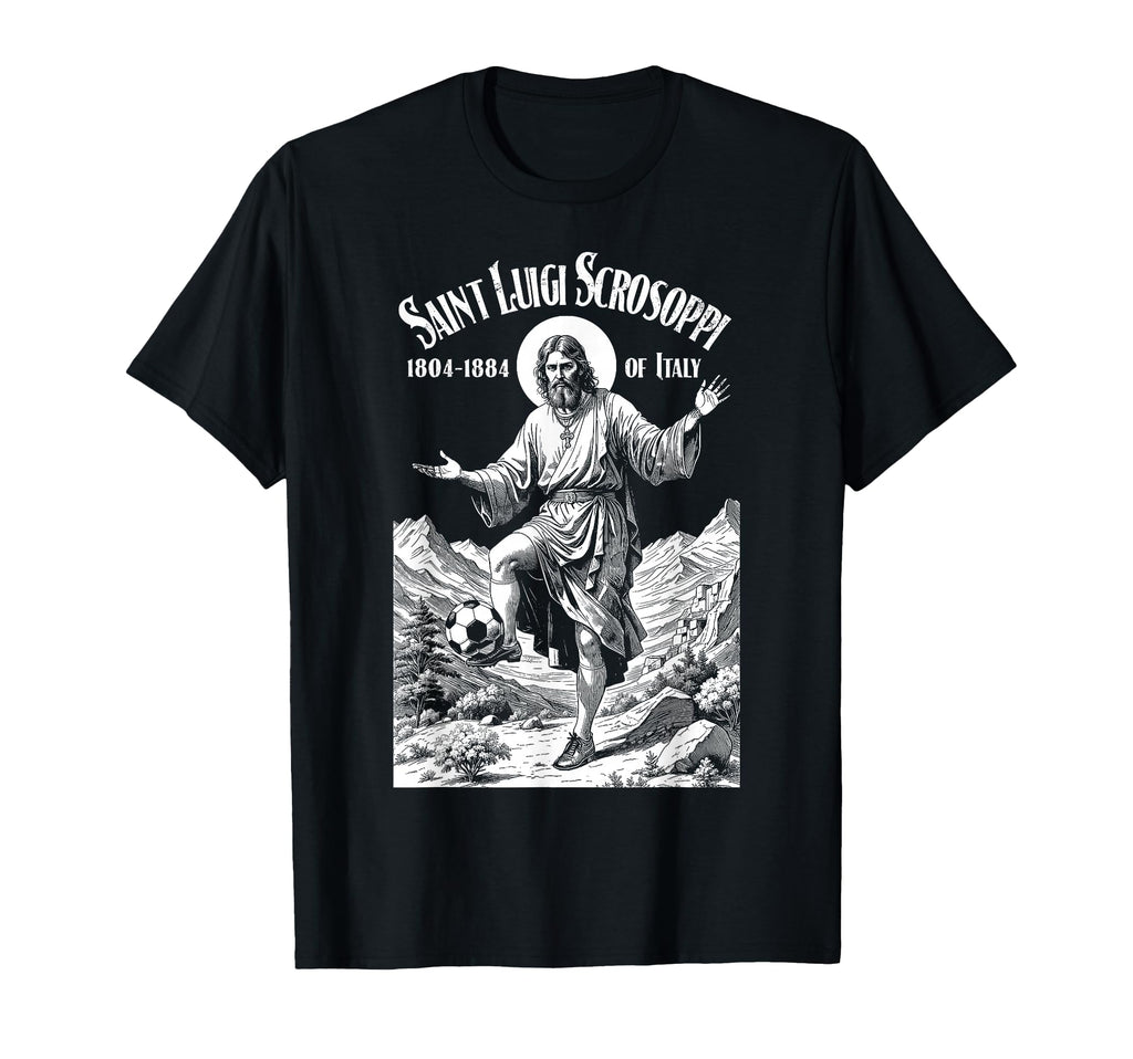 Soccer Player Patron Saint Luigi T-Shirt - Fun Novelty Design Unisex - T-Shirt, Sweatshirt, Hoodie