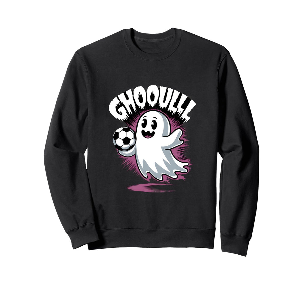 Funny Ghoul Ghost Soccer Sweatshirt - Fun Novelty Design Men Women - T-Shirt, Sweatshirt, Hoodie