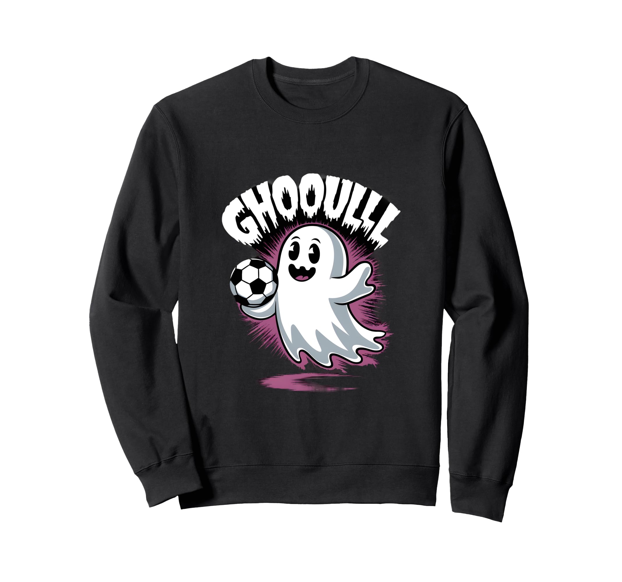 Funny Ghoul Ghost Soccer Sweatshirt - Fun Novelty Design Men Women - T-Shirt, Sweatshirt, Hoodie