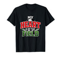Soccer Fan My Heart Is That Field T-Shirt - Streetwear Style Men Women - T-Shirt, Sweatshirt, Hoodie