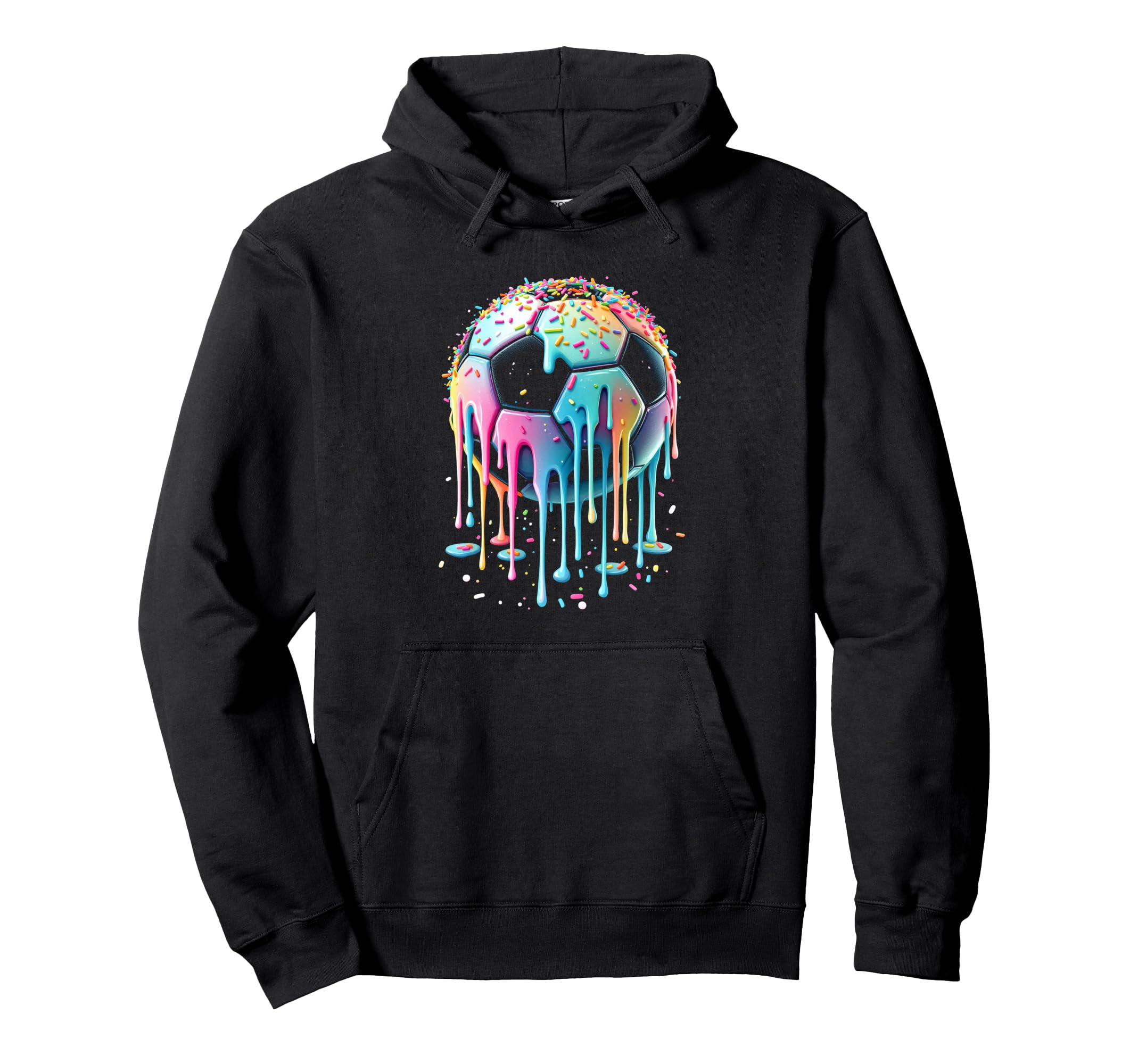 Soccer Ball Hoodie - Fun Novelty Design Men Women - T-Shirt, Sweatshirt, Hoodie