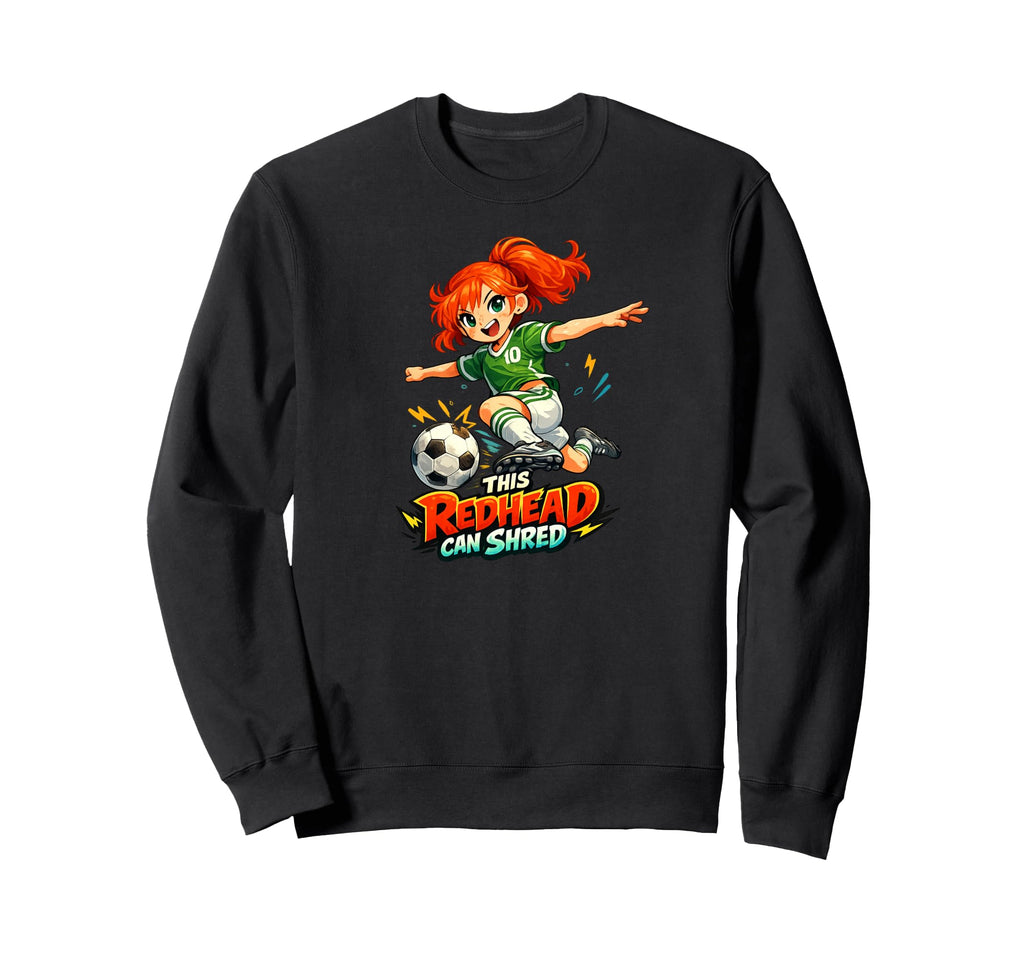 This Redhead Can Shred Manga Pride Sweatshirt - Minimalist Print Unisex - T-Shirt, Sweatshirt, Hoodie