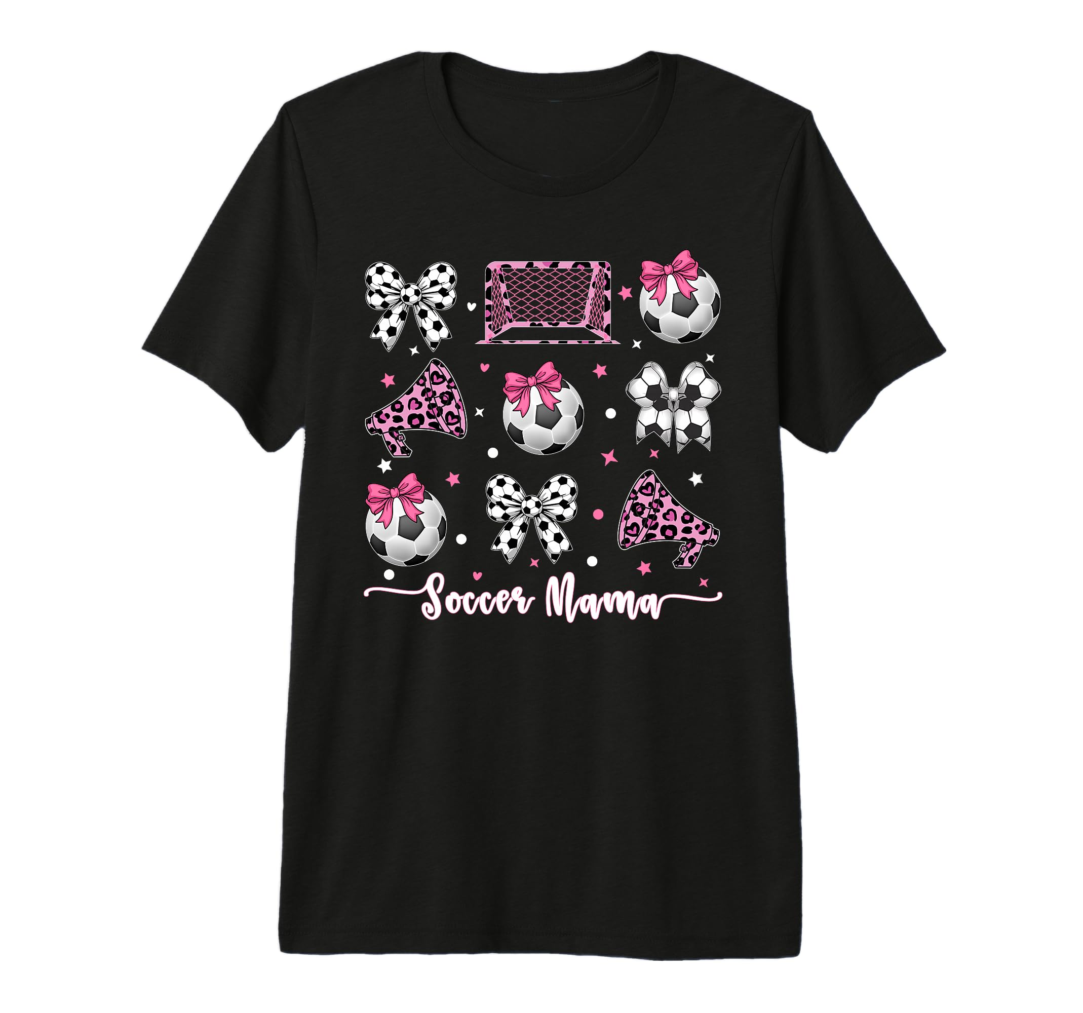 Coquette Bow Soccer Mom Mothers T-Shirt - Fun Novelty Design for Adults - T-Shirt, Sweatshirt, Hoodie