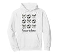 Soccer Mama Soccer Coquette Bow Hoodie - Fun Novelty Design Men Women - T-Shirt, Sweatshirt, Hoodie