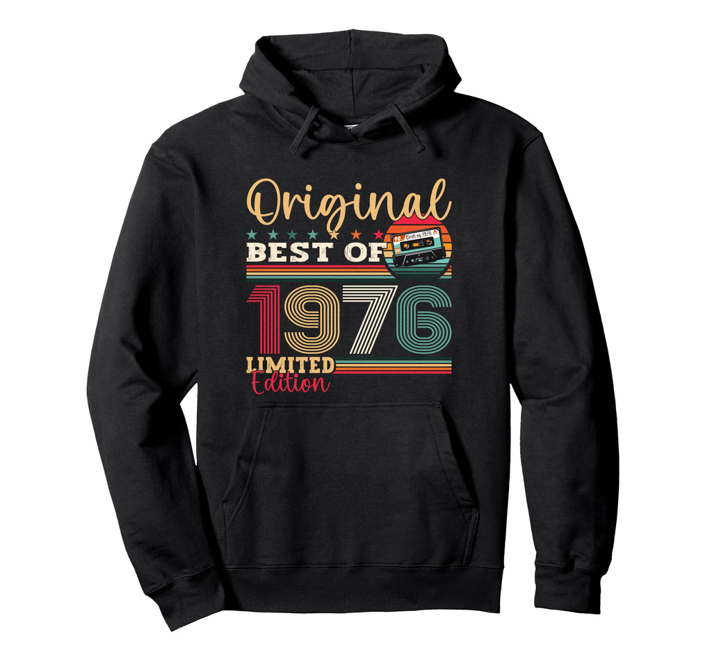50Th Birthday Original 1976 Cassette Hoodie - Custom Art Print Men Women - T-Shirt, Sweatshirt, Hoodie