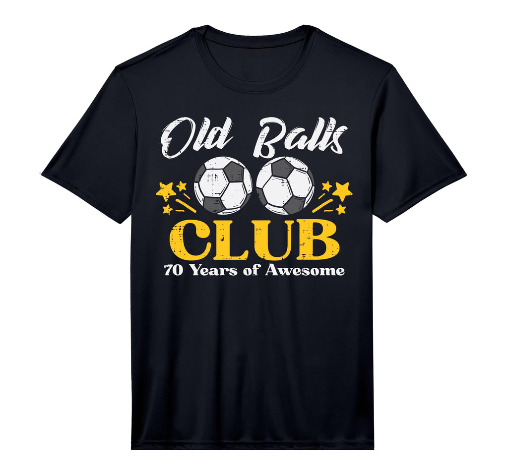 Mens Old Balls Club Soccer 70 T-Shirt - Casual Everyday Wear for Adults - T-Shirt, Sweatshirt, Hoodie