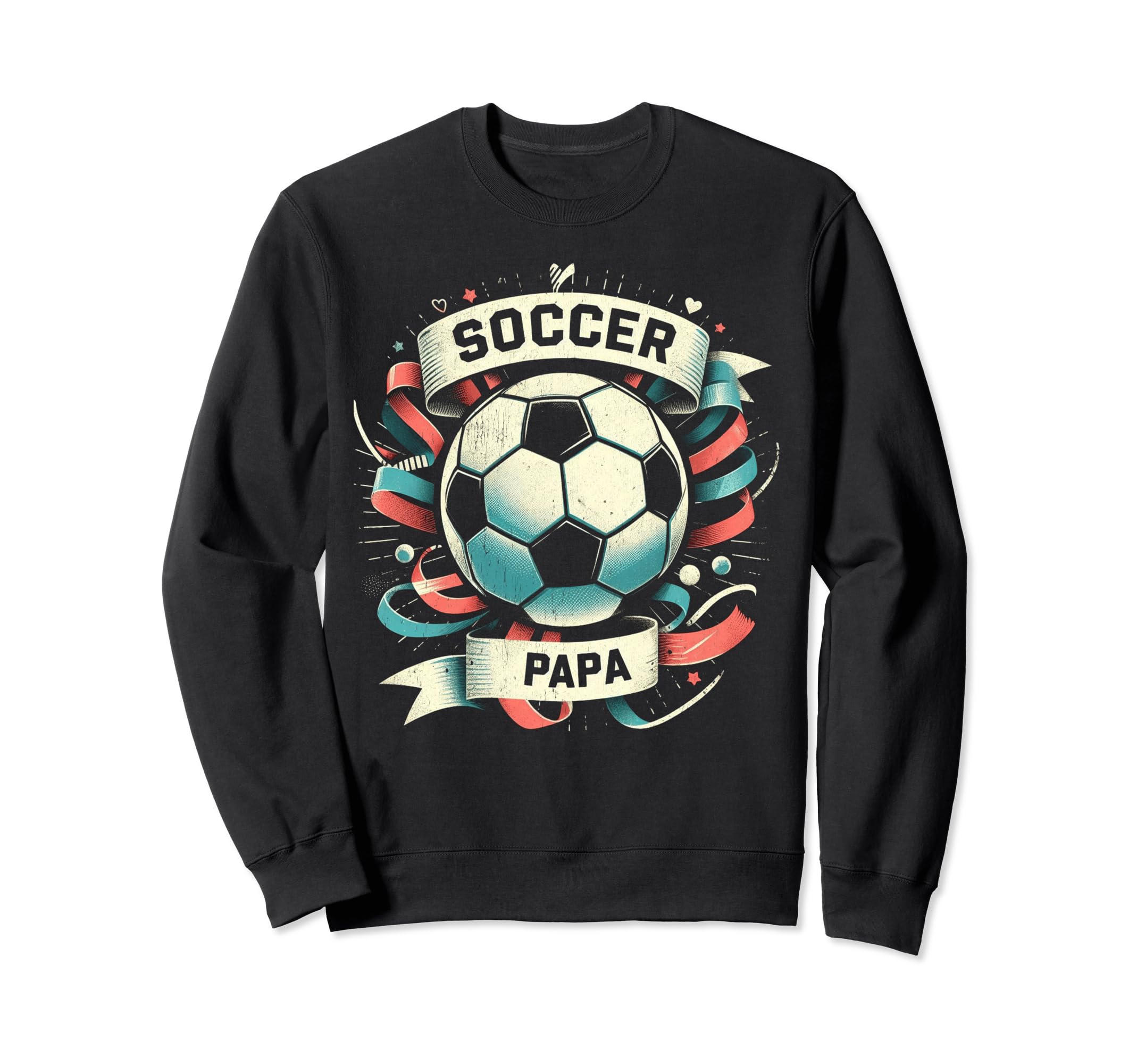 Soccer Papa Family Matching Dad Sweatshirt - Fun Novelty Design Unisex - T-Shirt, Sweatshirt, Hoodie