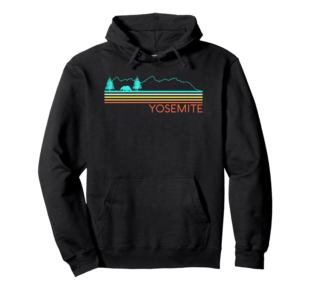 Yosemite National Park California Half Hoodie - Aesthetic Graphic Unisex - T-Shirt, Sweatshirt, Hoodie