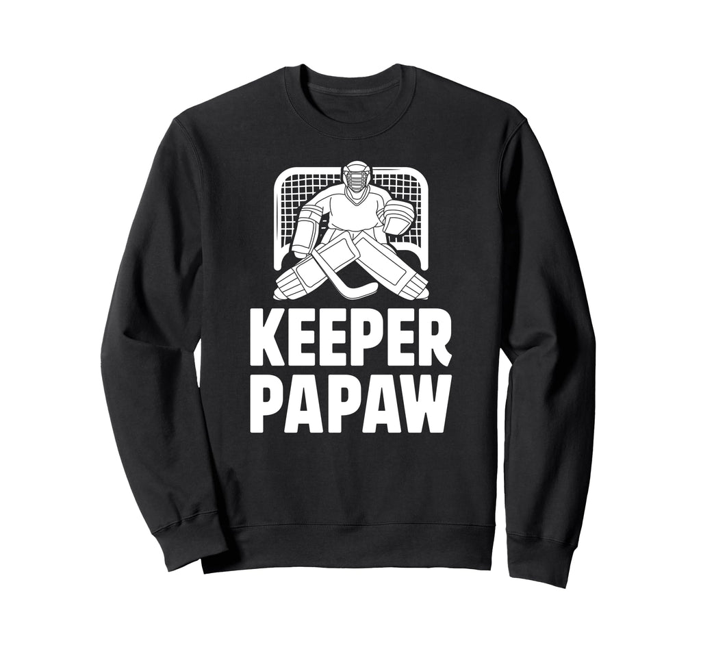 Ice Hockey Keeper Papaw Ice Hockey Sweatshirt - Minimalist Print Men Women - T-Shirt, Sweatshirt, Hoodie