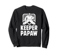 Ice Hockey Keeper Papaw Ice Hockey Sweatshirt - Minimalist Print Men Women - T-Shirt, Sweatshirt, Hoodie