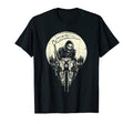 Motorcycle Biker Rider Route Skull T-Shirt - Minimalist Print for Adults - T-Shirt, Sweatshirt, Hoodie