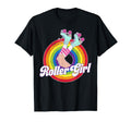 Roller Skating 70S 80S Skates T-Shirt - Unique Graphic Men Women - T-Shirt, Sweatshirt, Hoodie