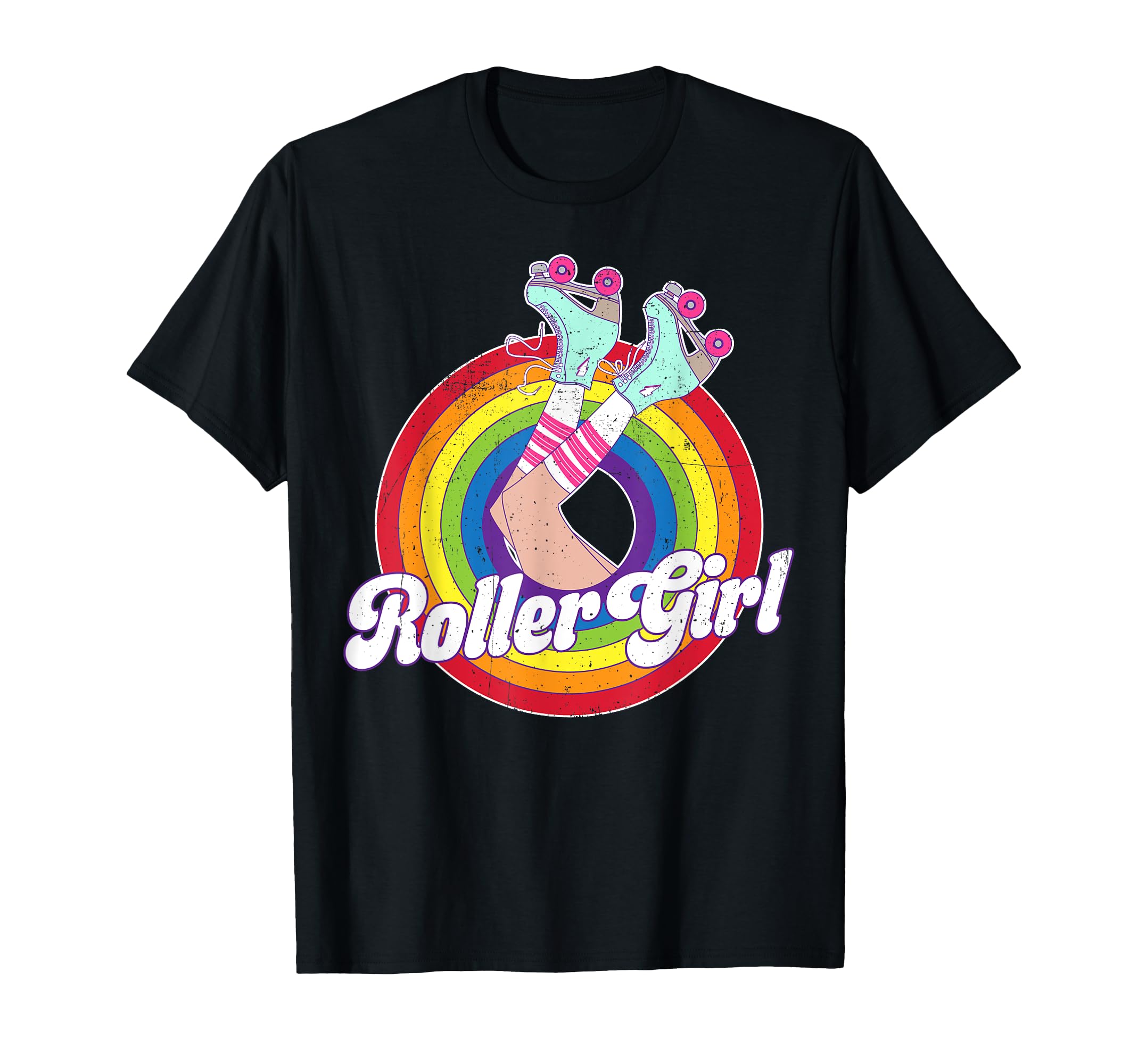 Roller Skating 70S 80S Skates T-Shirt - Unique Graphic Men Women - T-Shirt, Sweatshirt, Hoodie
