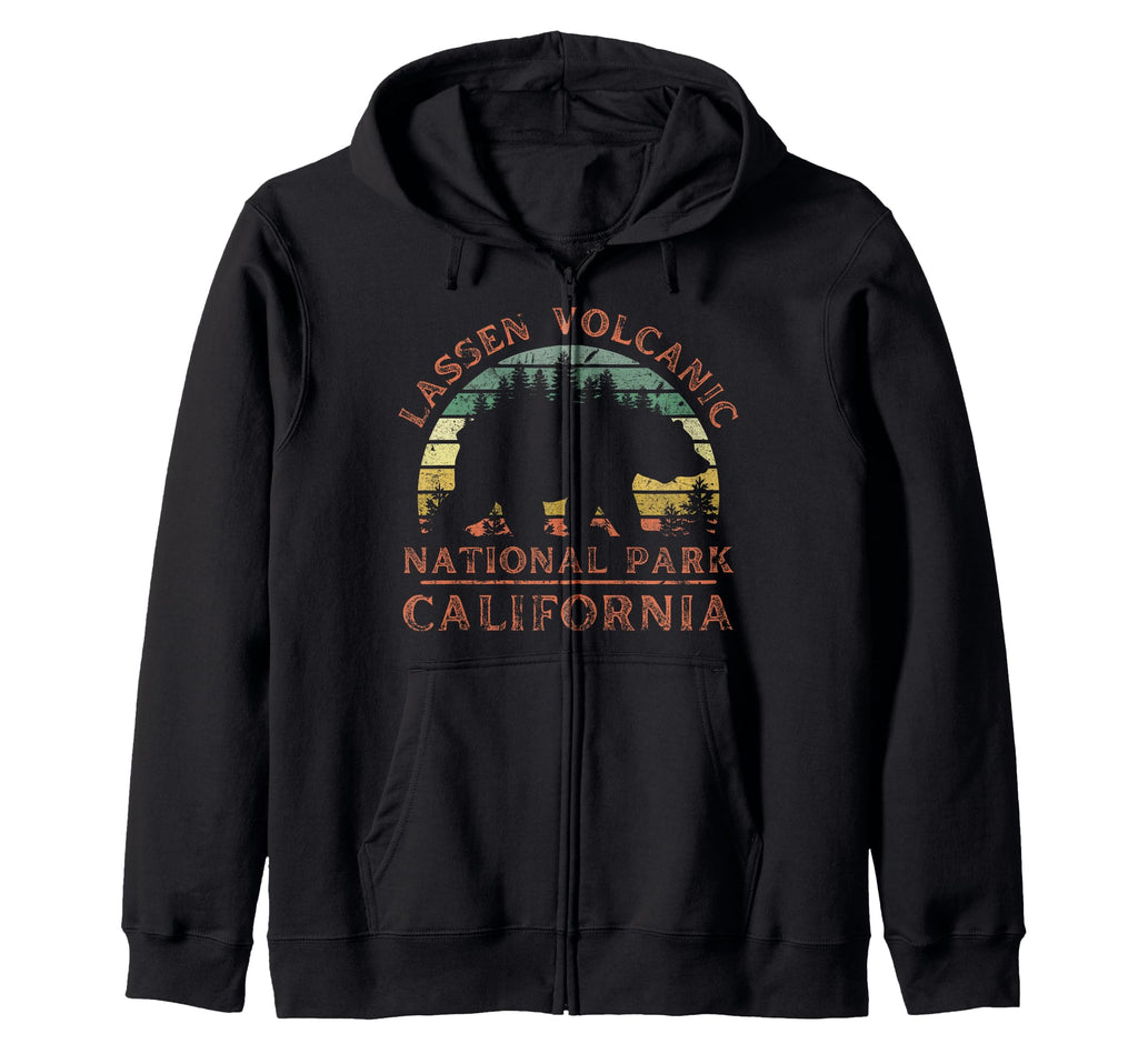 Lassen Volcanic National Park Hoodie - Streetwear Style Men Women - T-Shirt, Sweatshirt, Hoodie