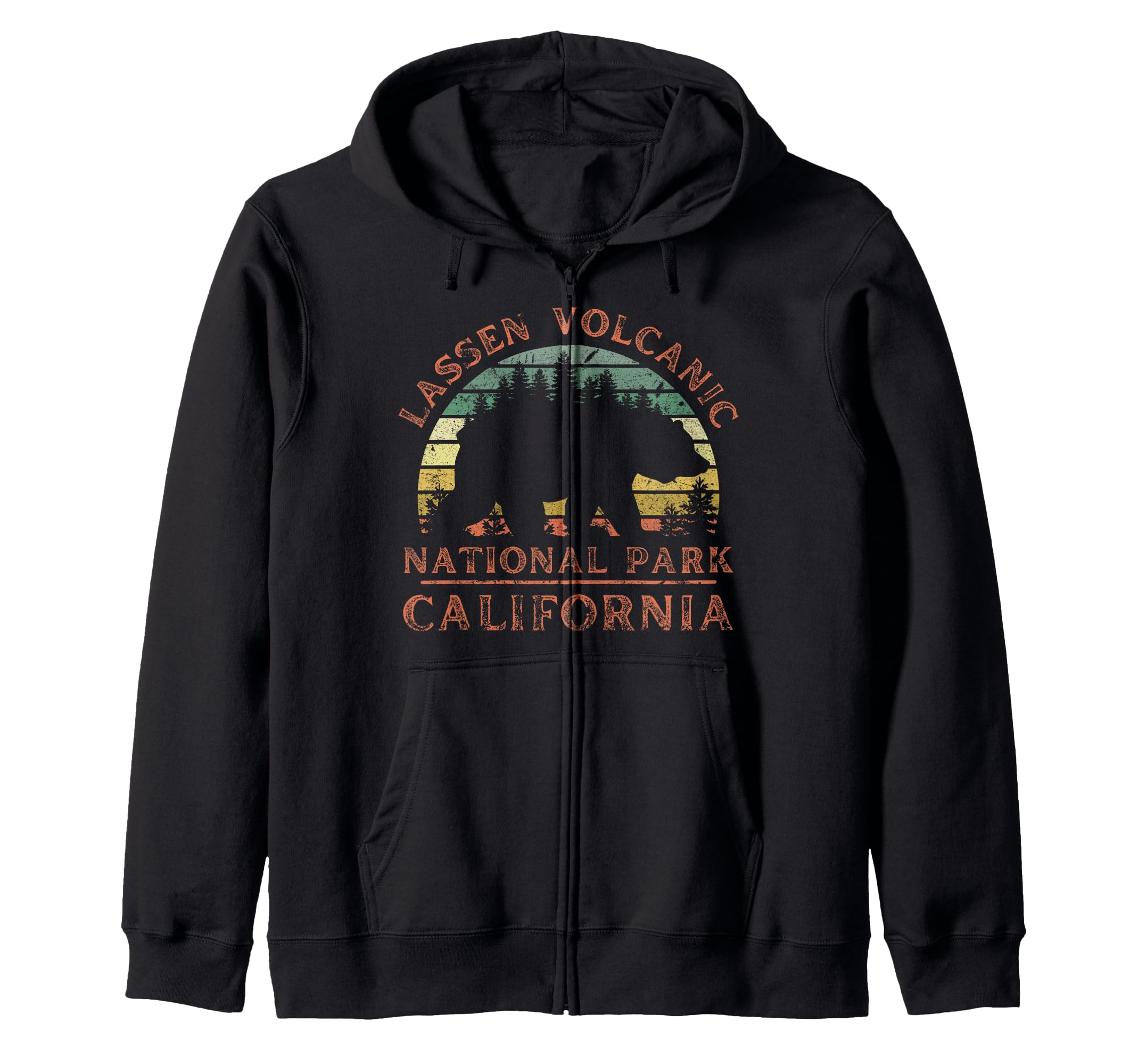 Lassen Volcanic National Park Hoodie - Streetwear Style Men Women - T-Shirt, Sweatshirt, Hoodie