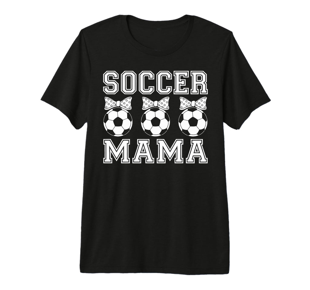 Soccer Mama Coquette Bow Soccer Mom Bow T-Shirt - Unique Graphic Unisex - T-Shirt, Sweatshirt, Hoodie