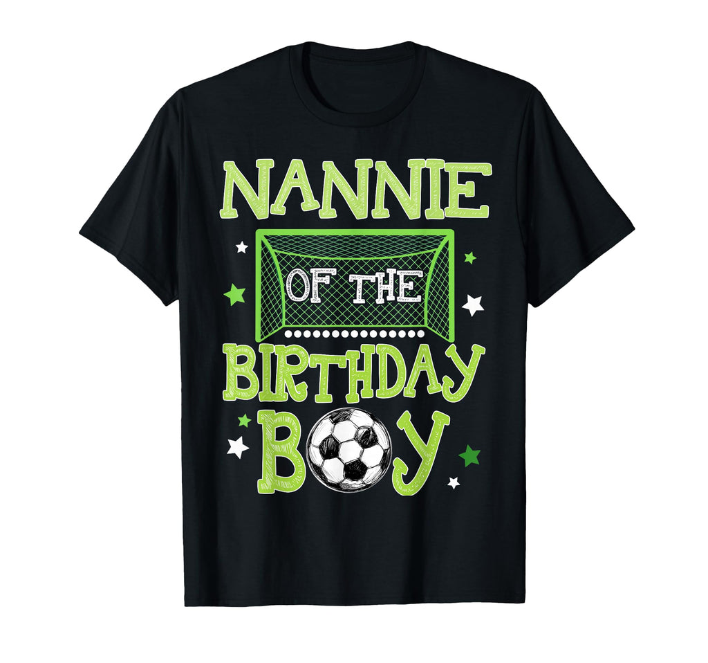 Nannie Birthday Soccer Family Matching T-Shirt - Minimalist Print Men Women - T-Shirt, Sweatshirt, Hoodie