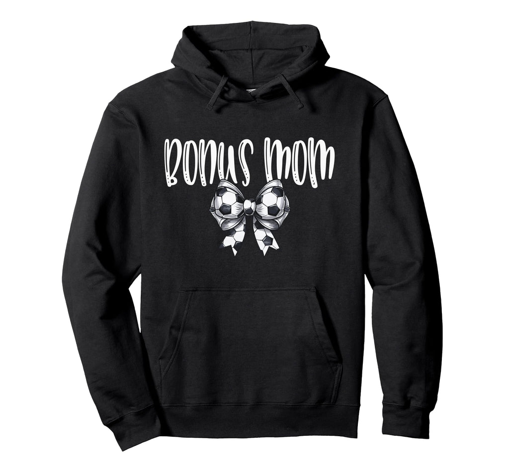 Coquette Soccer Bonus Mom Spirit Hoodie - Unique Graphic Men Women - T-Shirt, Sweatshirt, Hoodie