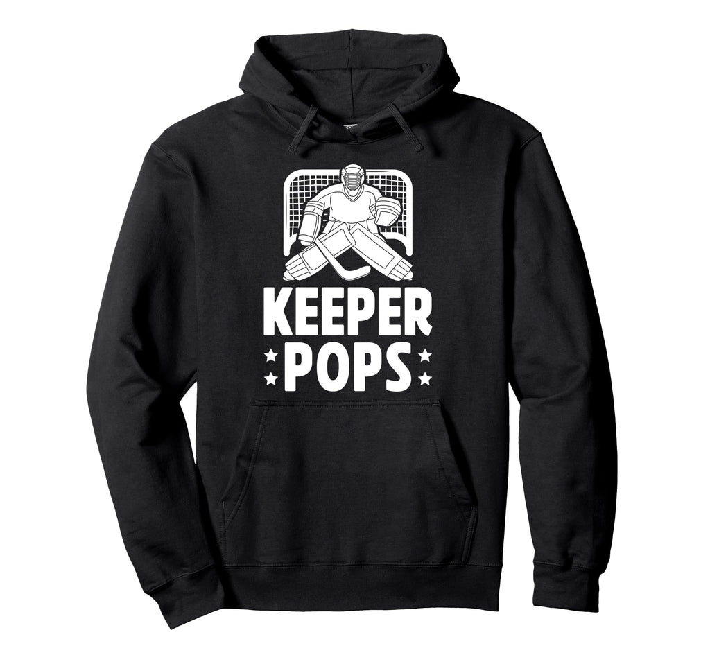 Ice Hockey Keeper Pops Ice Hockey Hoodie - Trendy Graphic for Adults - T-Shirt, Sweatshirt, Hoodie