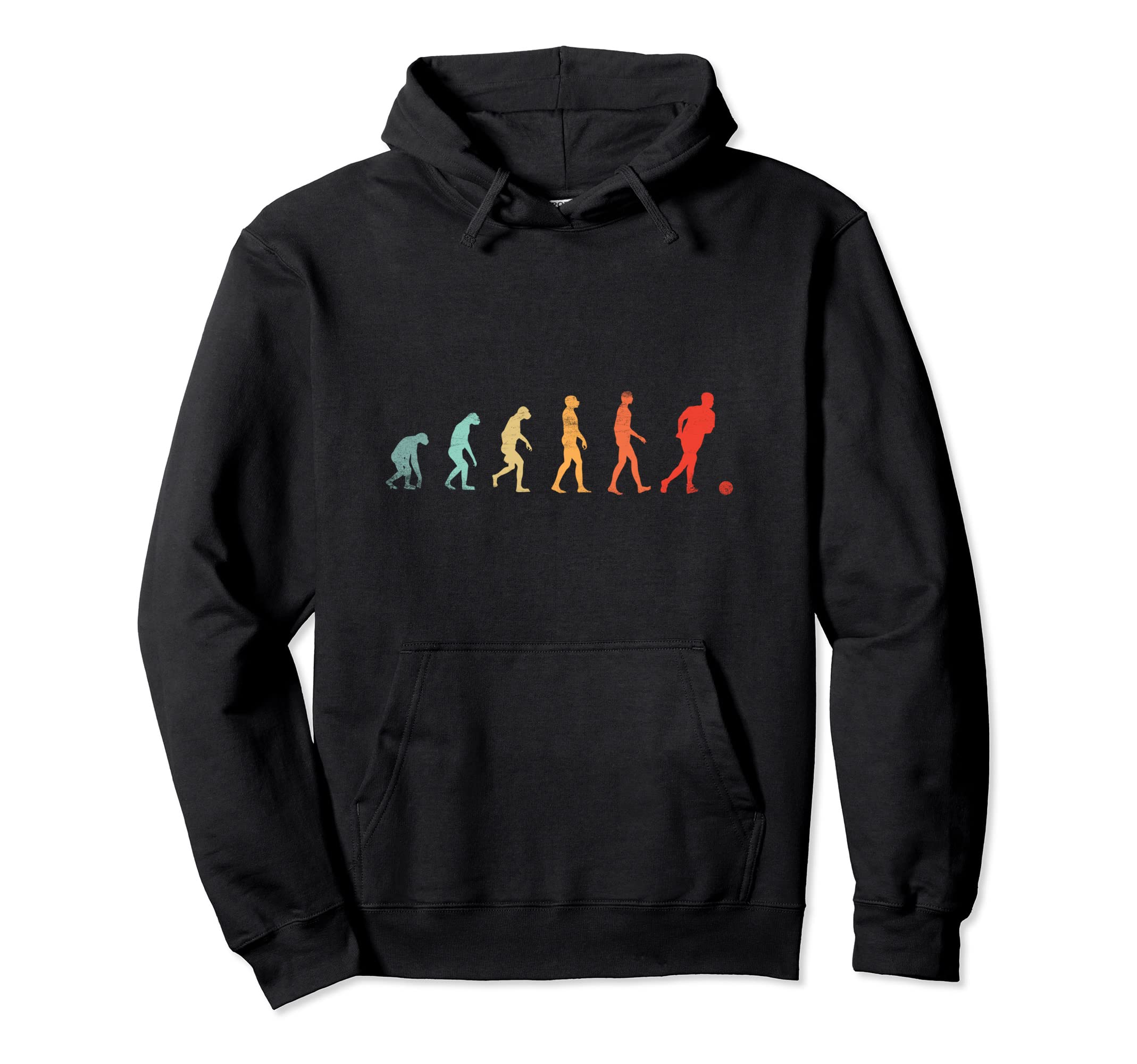 Soccer Player Evolution Hoodie - Minimalist Print Unisex - T-Shirt, Sweatshirt, Hoodie