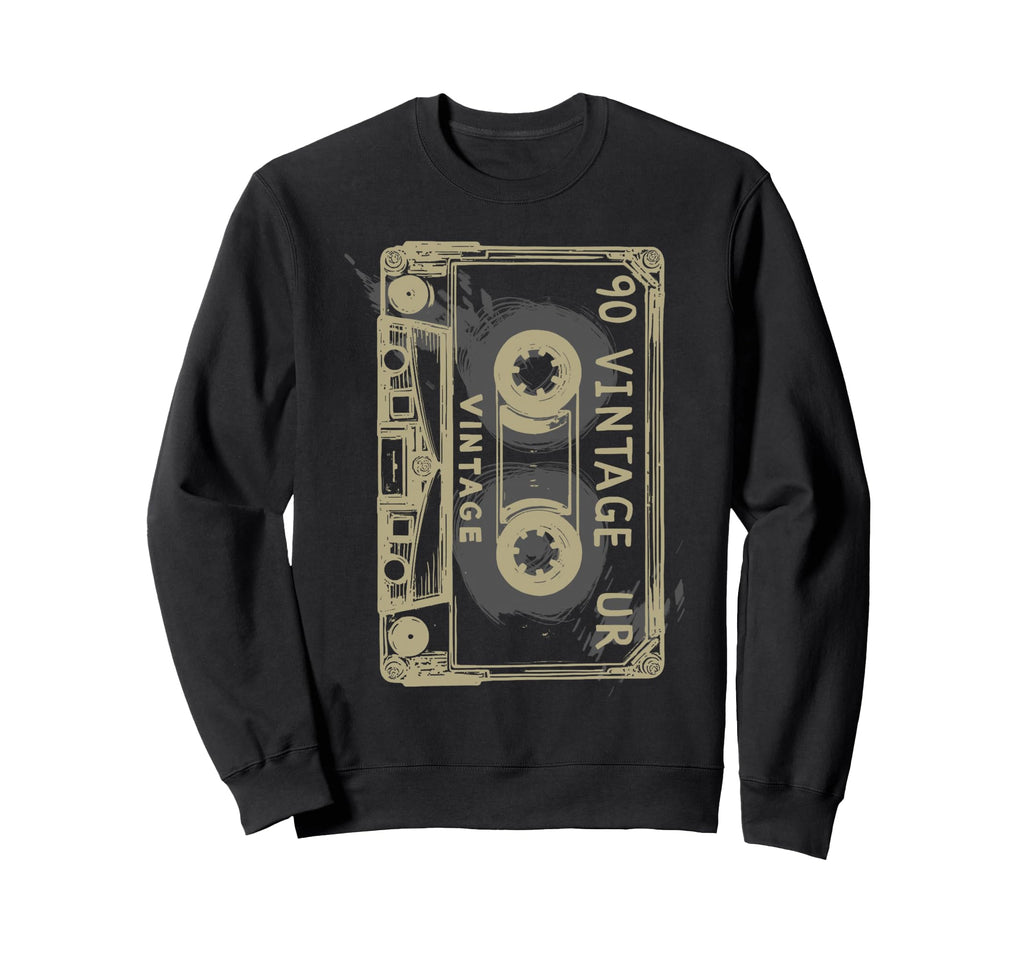 Cassette Tape 80S 90S Sweatshirt - Fun Novelty Design for Adults - T-Shirt, Sweatshirt, Hoodie