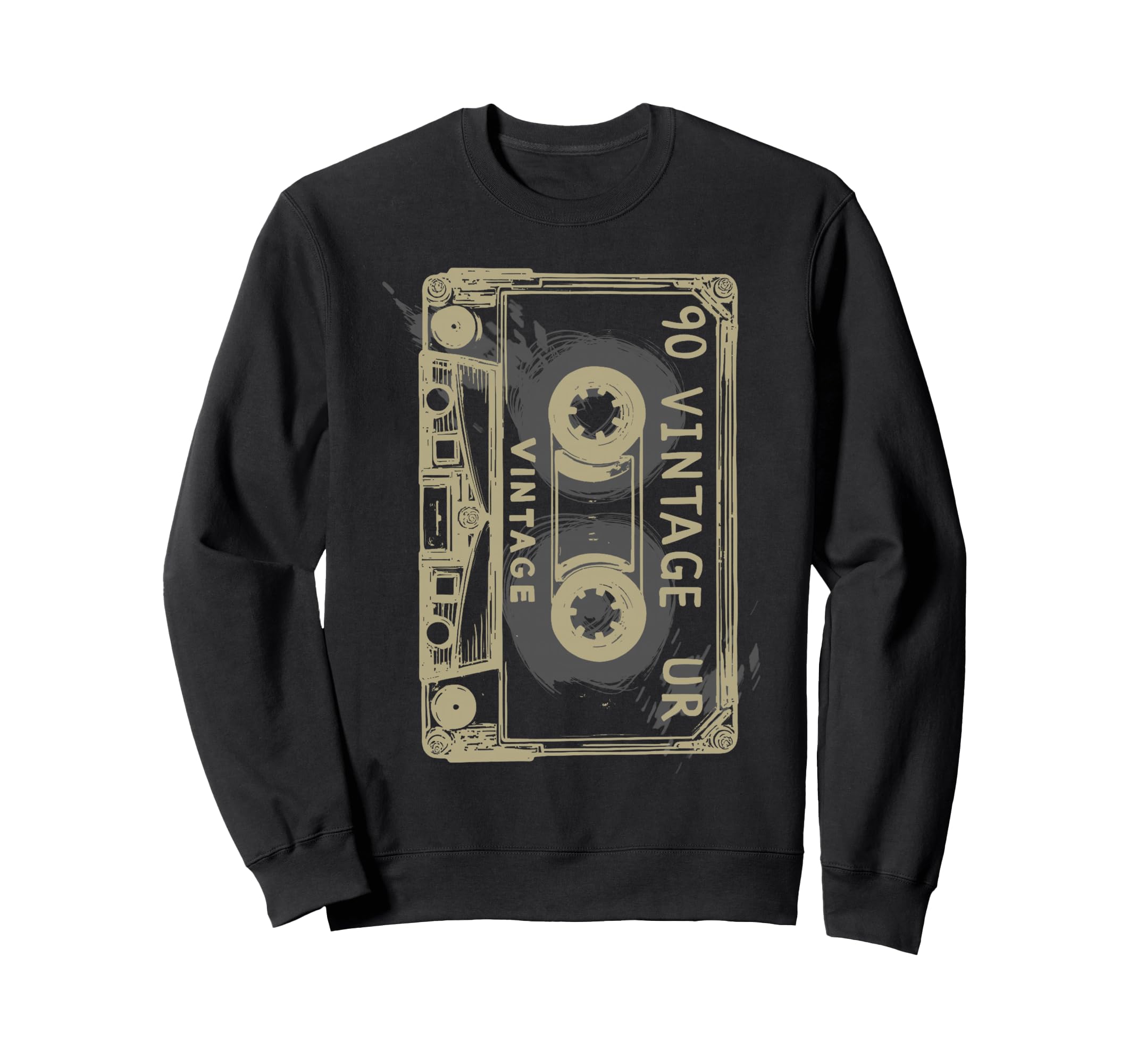 Cassette Tape 80S 90S Sweatshirt - Fun Novelty Design for Adults - T-Shirt, Sweatshirt, Hoodie