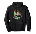 Lets Roll Roller Skates 70S 80S Hoodie - Casual Everyday Wear for Adults - T-Shirt, Sweatshirt, Hoodie