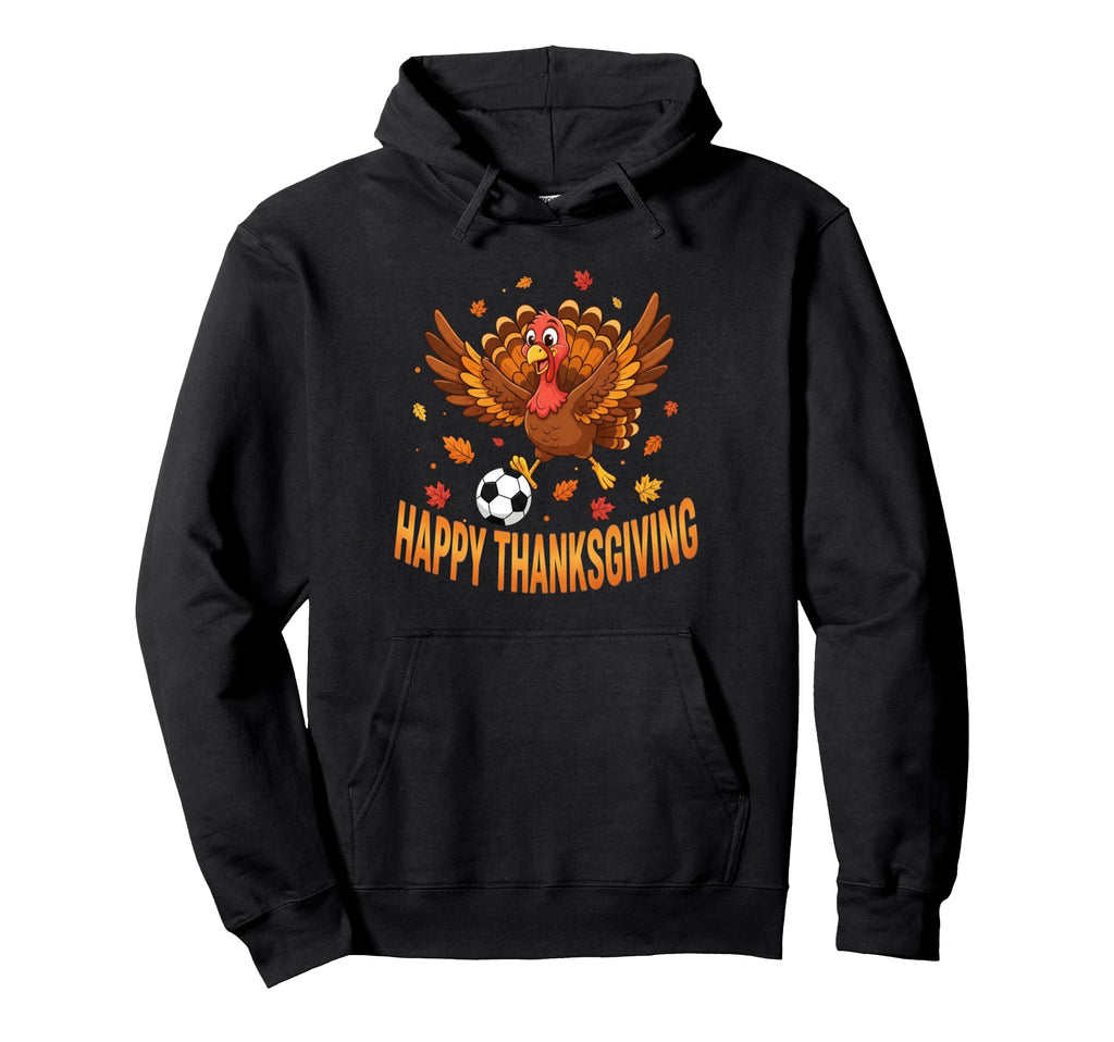 Family Fall Sports Happy Thanksgiving Hoodie - Minimalist Print Men Women - T-Shirt, Sweatshirt, Hoodie