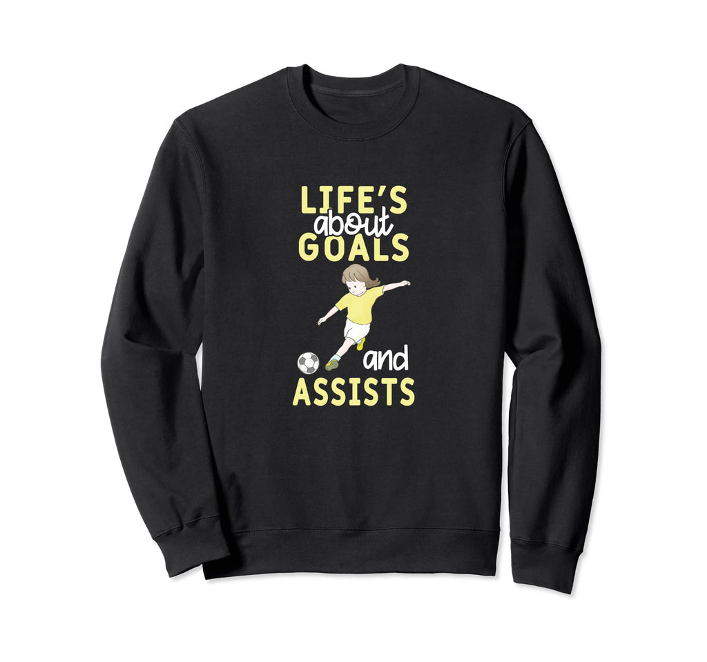Soccer Player Funny Lifes About Sweatshirt - Graphic Print for Adults - T-Shirt, Sweatshirt, Hoodie
