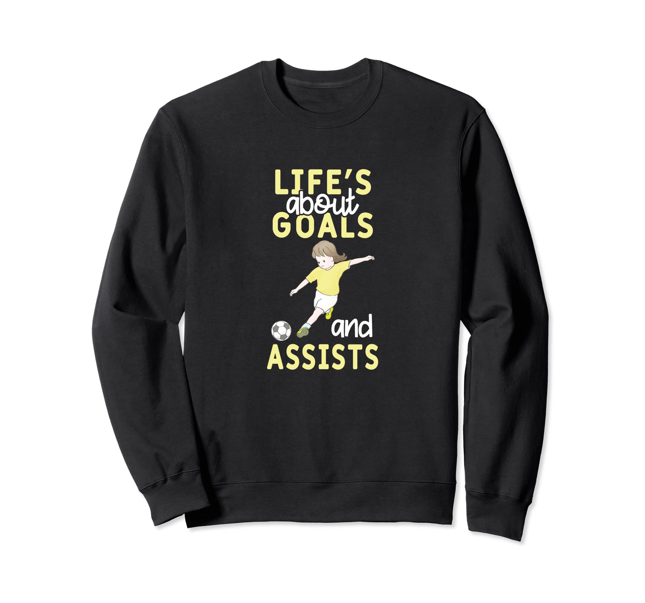 Soccer Player Funny Lifes About Sweatshirt - Graphic Print for Adults - T-Shirt, Sweatshirt, Hoodie