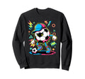 Arcade Soccer Ball Sweatshirt - Custom Art Print Men Women - T-Shirt, Sweatshirt, Hoodie