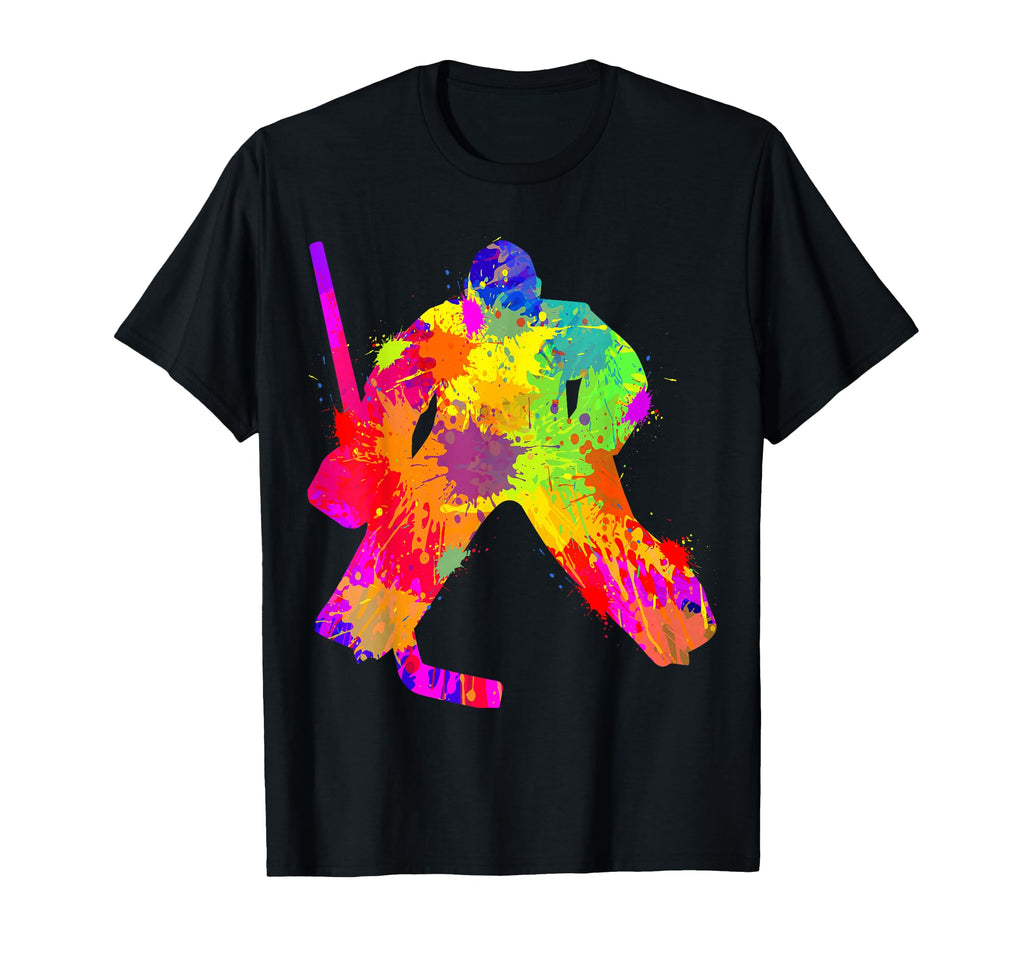 Ice Hockey Goalkeeper And Children T-Shirt - Unique Graphic Men Women - T-Shirt, Sweatshirt, Hoodie
