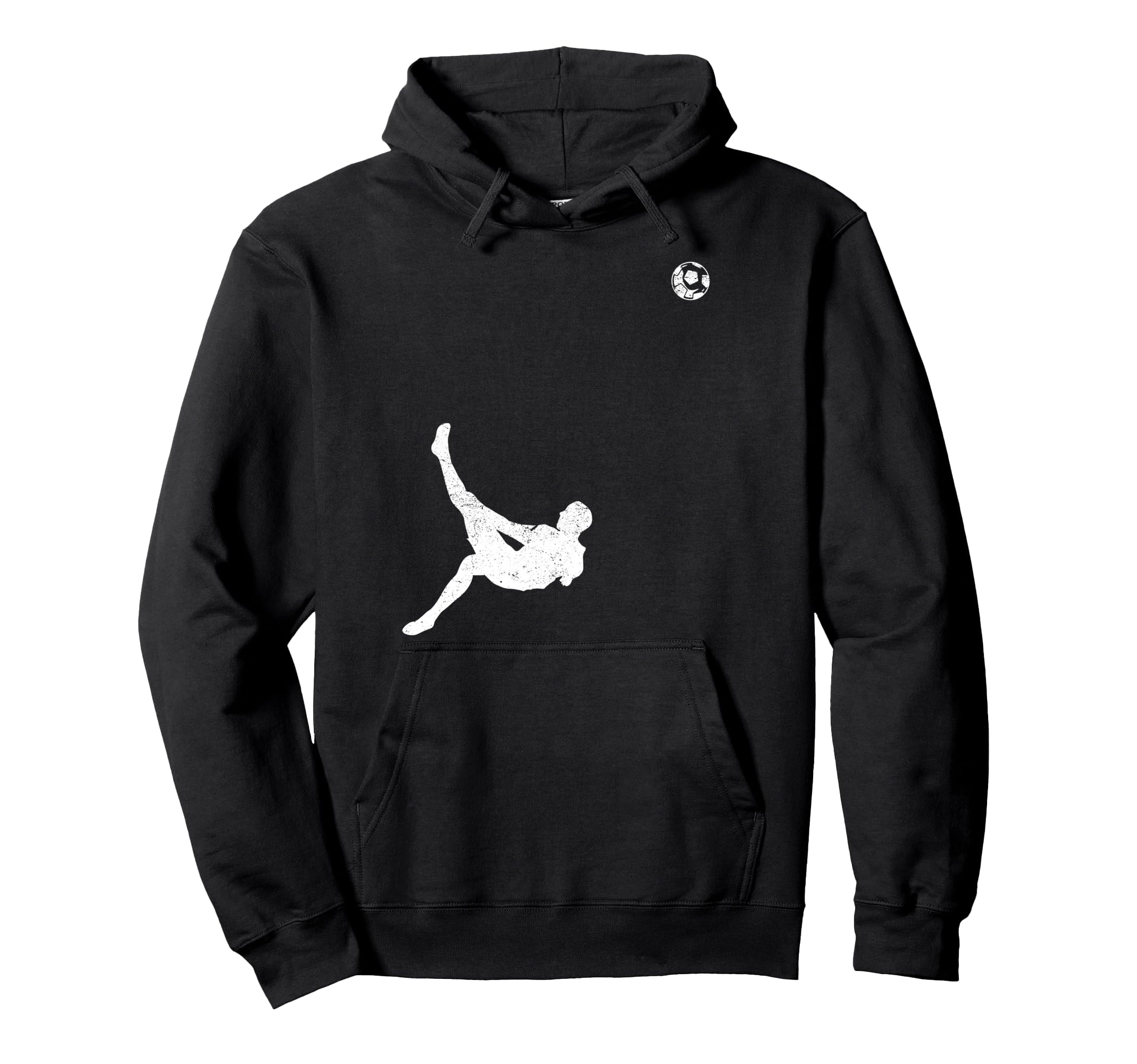 Soccer Bicycle Kick Player Fan Game Day Hoodie - Graphic Print for Adults - T-Shirt, Sweatshirt, Hoodie