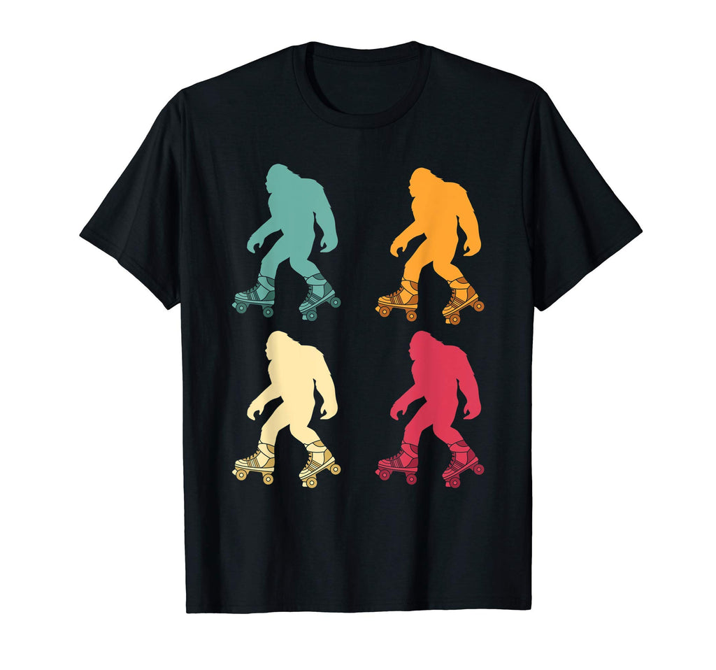 Bigfoot Sasquatch Silhouette Roller T-Shirt - Streetwear Style Men Women - T-Shirt, Sweatshirt, Hoodie