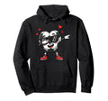 Dabbing Soccer Heart Valentine Love Hoodie - Trendy Graphic for Adults - T-Shirt, Sweatshirt, Hoodie