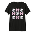 Soccer Coquette Bow Soccer Tri T-Shirt - Fun Novelty Design for Adults - T-Shirt, Sweatshirt, Hoodie