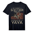 Mens My Favorite Soccer Player Calls Me T-Shirt - Aesthetic Graphic Unisex - T-Shirt, Sweatshirt, Hoodie