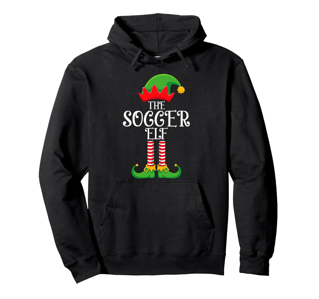 Soccer Elf Family Matching Funny Hoodie - Fun Novelty Design for Adults - T-Shirt, Sweatshirt, Hoodie