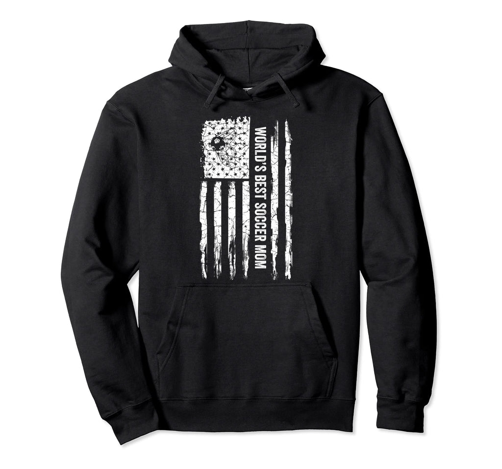 Usa American Flag Worlds Best Soccer Hoodie - Minimalist Print Men Women - T-Shirt, Sweatshirt, Hoodie