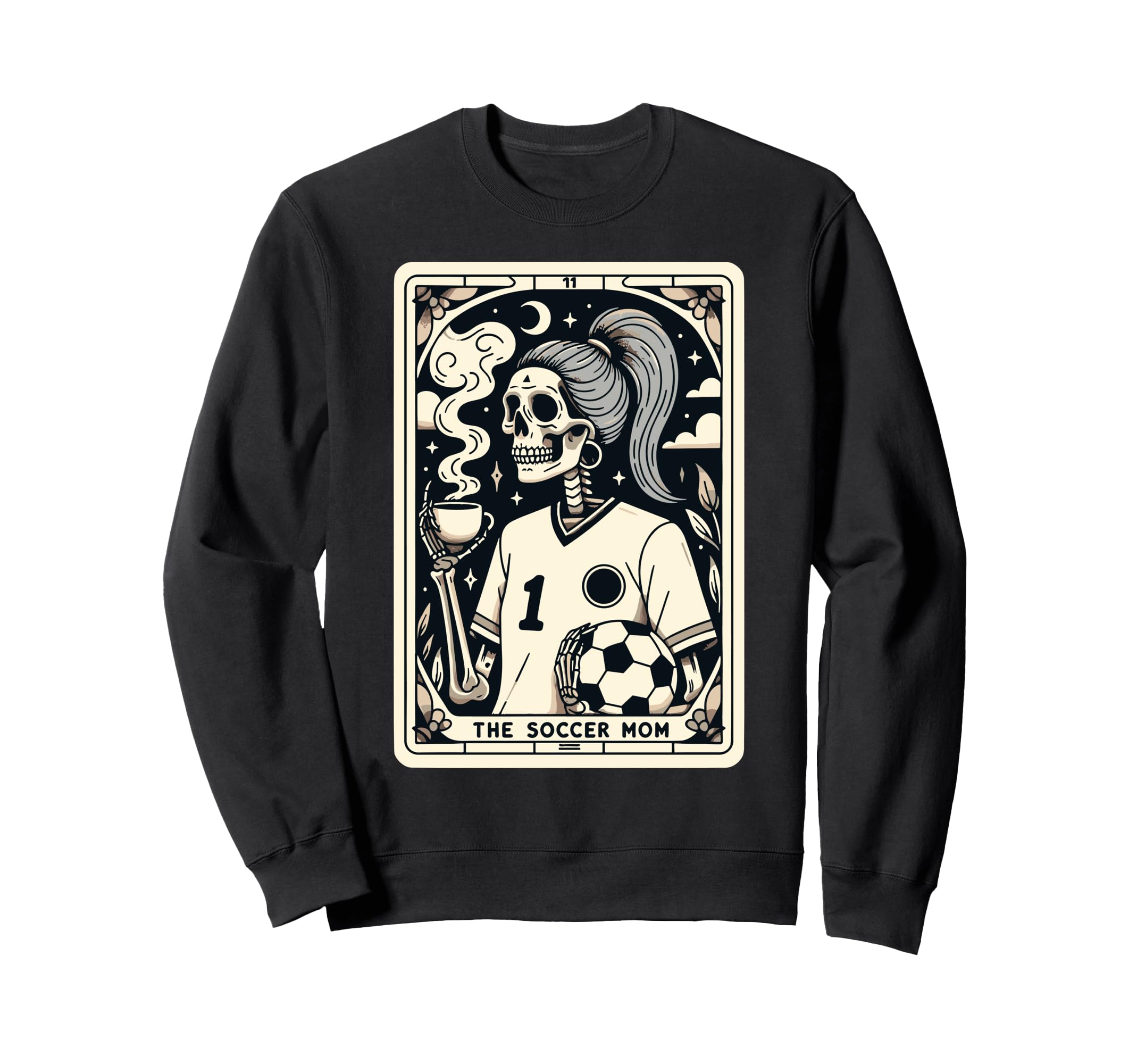 Soccer Mom Soccer Mum Tarot Card Sweatshirt - Custom Art Print Men Women - T-Shirt, Sweatshirt, Hoodie