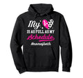 Mom Both Proud Cheer And Soccer Mom Hoodie - Minimalist Print Men Women - T-Shirt, Sweatshirt, Hoodie