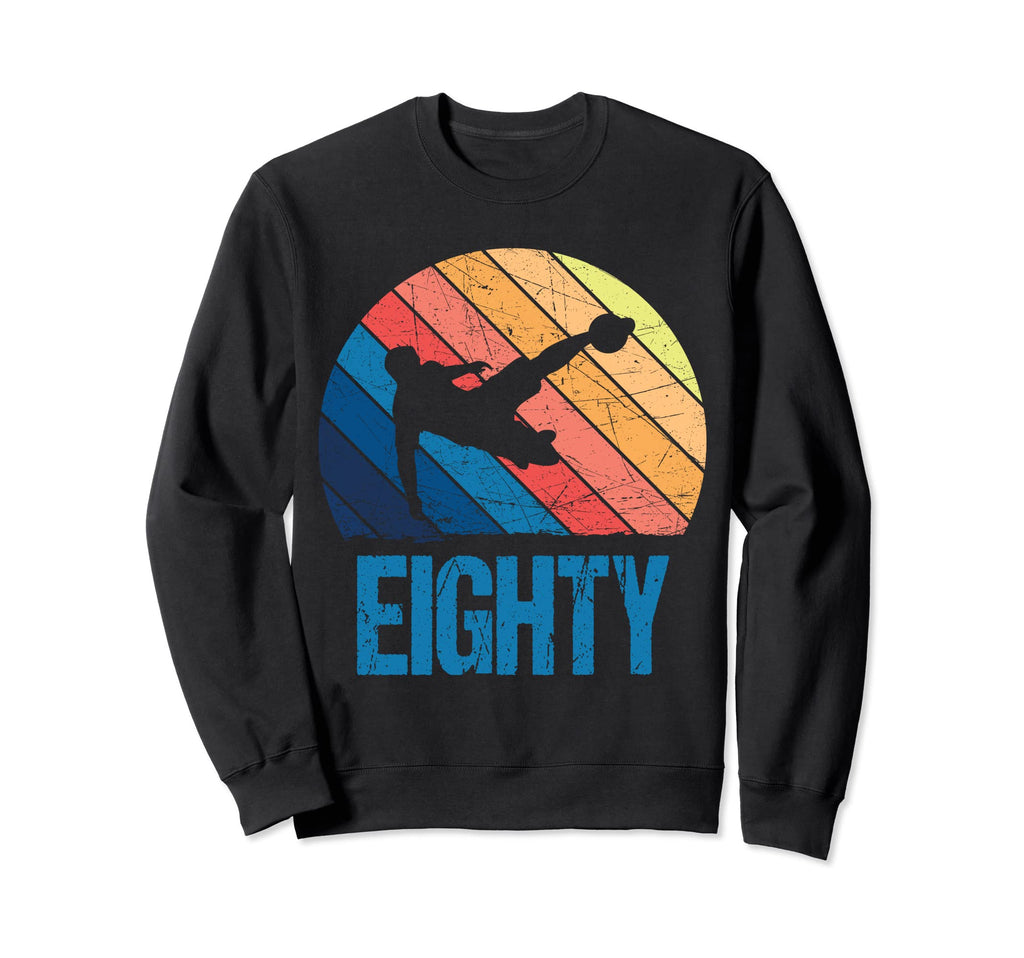 80Th Birthday Soccer 80 Years Old Sweatshirt - Custom Art Print for Adults - T-Shirt, Sweatshirt, Hoodie