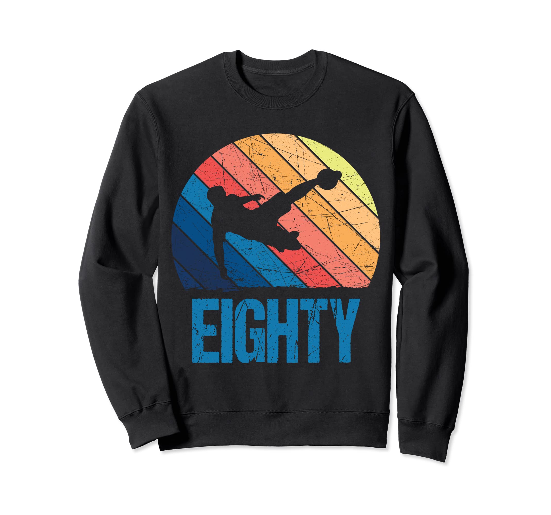 80Th Birthday Soccer 80 Years Old Sweatshirt - Custom Art Print for Adults - T-Shirt, Sweatshirt, Hoodie