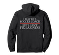 Soccer Coaching Training Trainer Hoodie - Aesthetic Graphic for Adults - T-Shirt, Sweatshirt, Hoodie